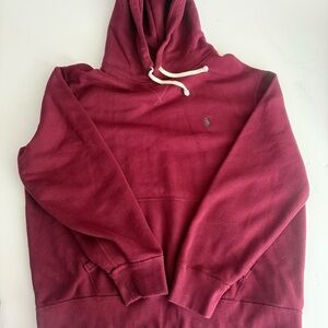 Ralph Lauren Maroon Hoodie Sweater